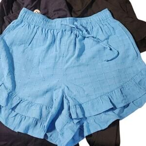 Window pane shorts brand hurley blue xs super comfortable new without tags